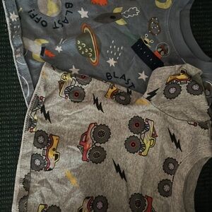 Kids' Graphic T-Shirts - Space and Monster Truck Designs